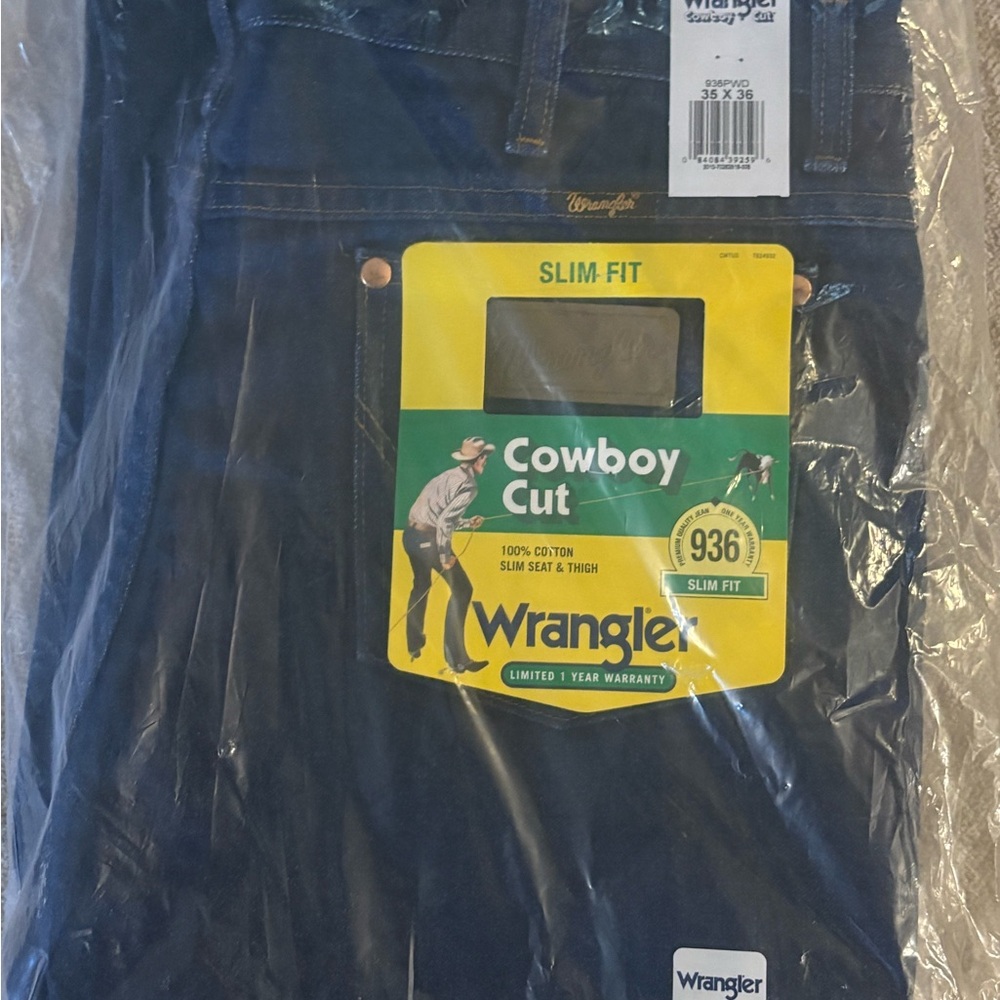 Wrangler Cowboy Cut Jeans in Deep Indigo